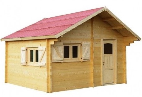 Chalet en bois en kit semi habitable