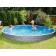 Piscine Azuro Ronde Imitation pierre 460x120