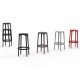 Lot de 4 tabourets hauts Brooklyn Vondom hauteur d'assise 66 noir