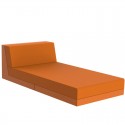 Tuinmeubelen Vondon lounge Pixel module bank Vondom stof Silvertex oranje