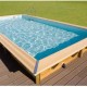 Piscine Bois Ubbink Linea 350x650 H150 Liner Bleu