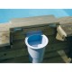 Piscine Bois Ubbink Océa 510 H120 Liner Bleu