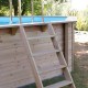 Piscine Bois Ubbink Océa 470X860 H130cm Liner Bleu