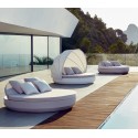 Vela Daybed Vondom Schienale basculante Silvertex Bianco