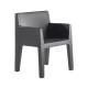  Jut Mesa 90 Table Haute Vondom Gris