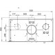 Inserção de madeira Ferlux Panoramic 90 Angle com 2 lados envidraçados 18 kW