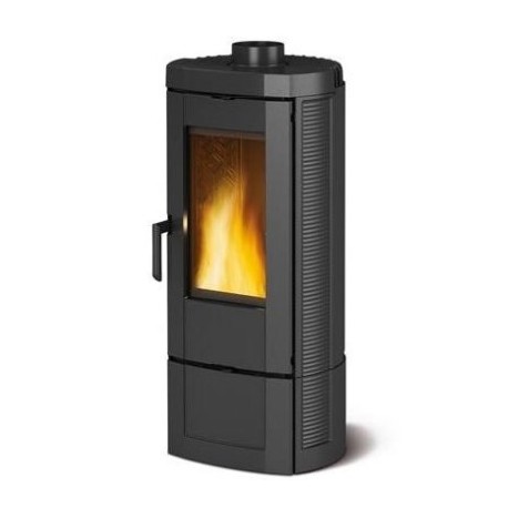 Bronpi Dover 9kW ronde houtkachel met brandstapel