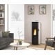 Pelletkachel La Nordica Extraflame Amika 8kW waterdicht geventileerd zwart