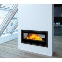 Pastilha de madeira Bronpi Cairo 90-D Double Face Vision 14kW com entrada de ar