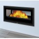 Inserto in legno Bronpi Cairo 90-D Double Face Vision 14kW con presa aria