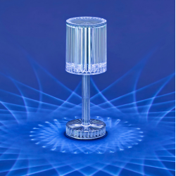 Gatsby Cylinder Crystal Vondom Led Lamp with Battery