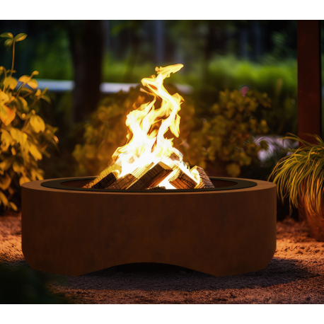 Rodada 1000 Corten Infire Steel Fire Bowl