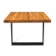 Annette Premium Mesa de Comedor de Madera 1.6x0.96m Color Roble