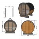 Outdoor sauna Pool 200 Thermowood 2 to 3 people VerySpass