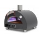 Moderno 3 Alfa Forni Pizza Oven met Antiek Rood Hout