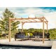 Linares houten vrijstaande pergola 5x3m 15m2