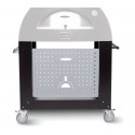 Base Alfa Cart para Moderno 3 Forno de Pizza sobre Rodas Preto