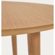 Table Ronde Extensible 90 à 170x90 bois chêne Quio VeryForma