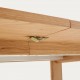 Table Rectangle Extensible 200 à 250x95 bois naturel Lena VeryForma