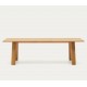 Mesa Rectangular Extensible 200 a 250x95 Lena VeryForma Madera Natural