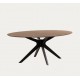 Table Ovale 180x110 bois noyer Naim VeryForma