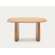 VeryForma Pita Natural Finish Oak Wood Coffee Table