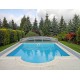 Imperial 10.66X4 Abrilios Telescopic Mid-Height Pool Enclosure