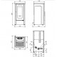 Pellet stove La Nordica Extraflame Dahiana VFS 10 kW ventilated Ivory