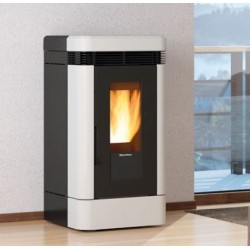 La Nordica Extraflame Lucia 12 kW Estufa de Pellets Ventilada Blanco