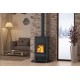 Houtkachel Nordica Extraflame Fedora 8.3kW Bordeaux