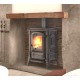 Nordica Extraflame Fedora 8,3 kW Stahl-Holzofen Schwarz