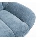 Ena Fabric Armchair Blue Swivel VeryForma