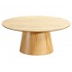 Olen Round Coffee Table in VeryForma oak wood veneer