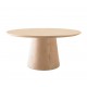 Olen Round Coffee Table in VeryForma oak wood veneer