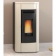 Poêle à granulés canalisé La Nordica Extraflame Klaudia 8kW Ivoire