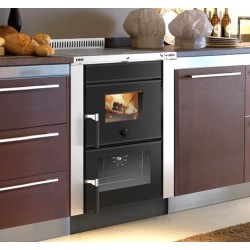 La Nordica Vicenza Evo Cocina de leña de acero inoxidable 7kW