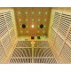 Infrared Twin Panoramic 2-Seater Sauna in VerySpas Spruce