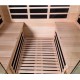 Quatro Panoramic 4-seater Infrared Sauna in VerySpas Spruce