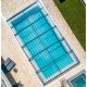 Linea Flat Copertura Piscina Abrilios Telescopica per Piscina 600x300