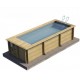 Urban Pool Houten 600x250xH133 Cover Verwarming Filtratie Borst BWT